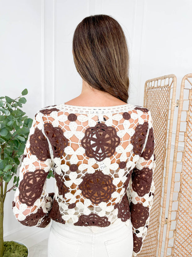 Aubrielle Crochet Top - 2 Colours