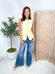 Samera Waistcoat - Yellow
