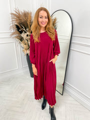 The Everyday Dress - Burgundy