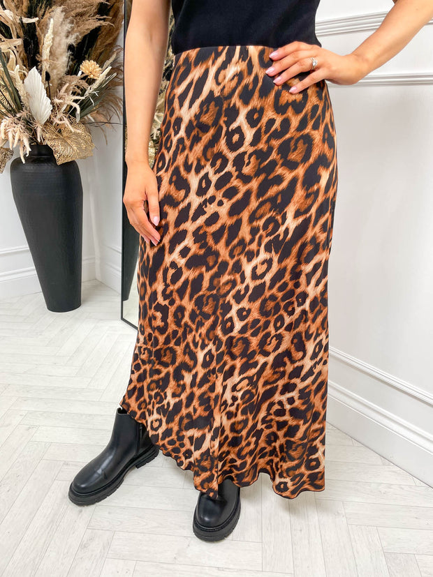 Alara Leopard Skirt
