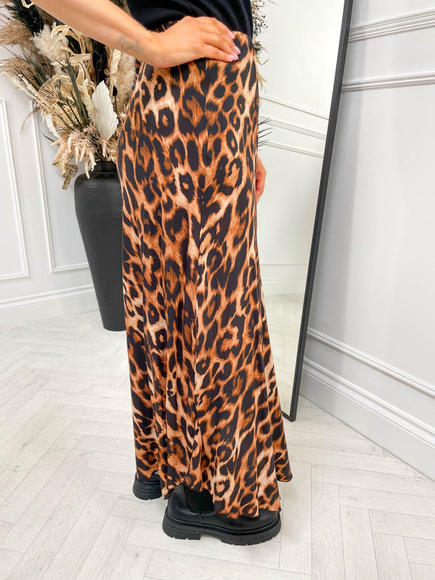 Alara Leopard Skirt