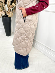 Coffee Run Gilet - Beige