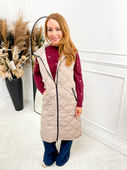 Coffee Run Gilet - Beige