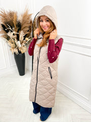 Coffee Run Gilet - Beige