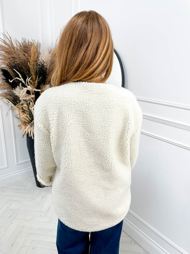Cotty Teddy Jacket - Cream