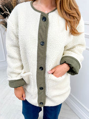 Cotty Teddy Jacket - Cream