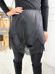 Francesca Satin Mini Skirt