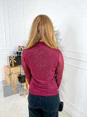 Constance Top - Burgundy