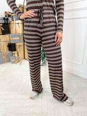 Lois Two Piece - Chocolate Stripe