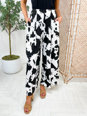 Clarabelle Trouser - Cow Print