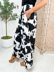 Clarabelle Trouser - Cow Print