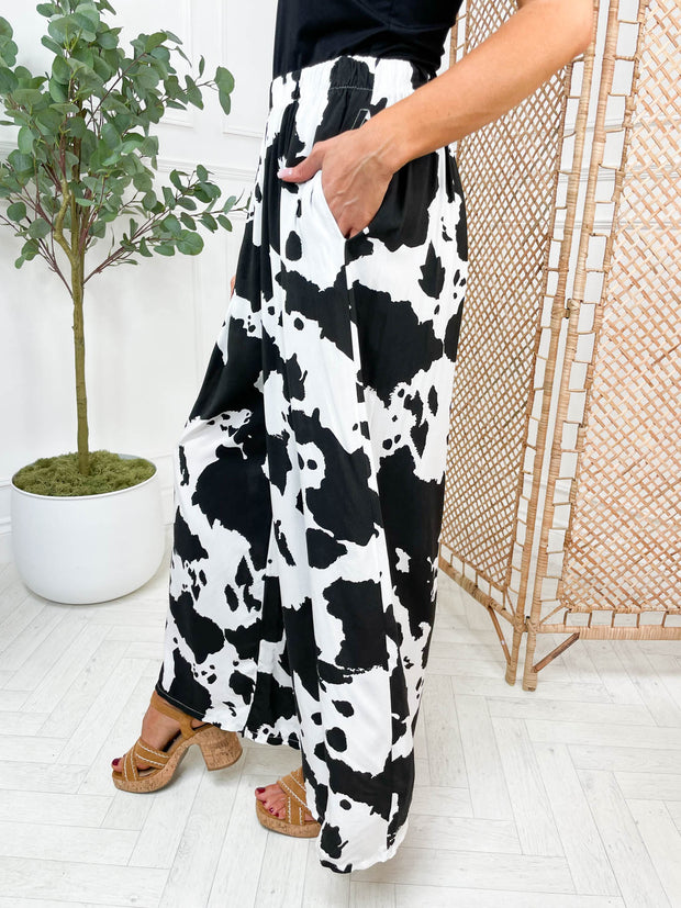 Clarabelle Trouser - Cow Print