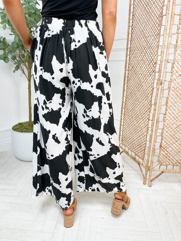 Clarabelle Trouser - Cow Print