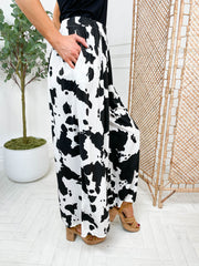 Clarabelle Trouser - Cow Print