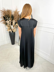 The Satin Everyday Dress - Black