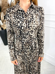 Remi Shirt Dress - Leopard