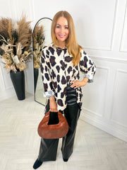 Abigail Shirt - Cow Print