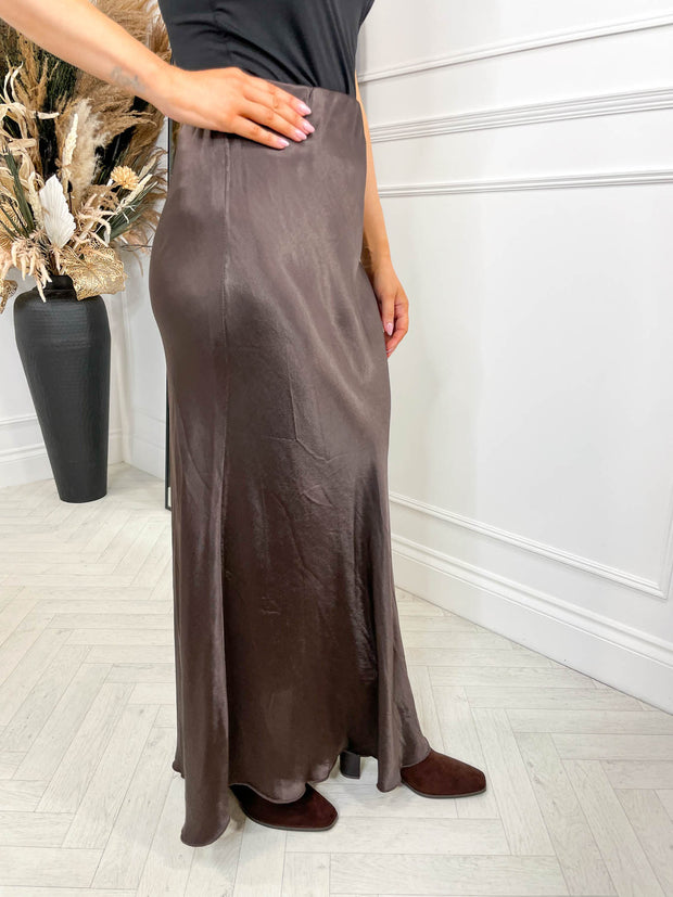 Vivienne Maxi Skirt - Chocolate