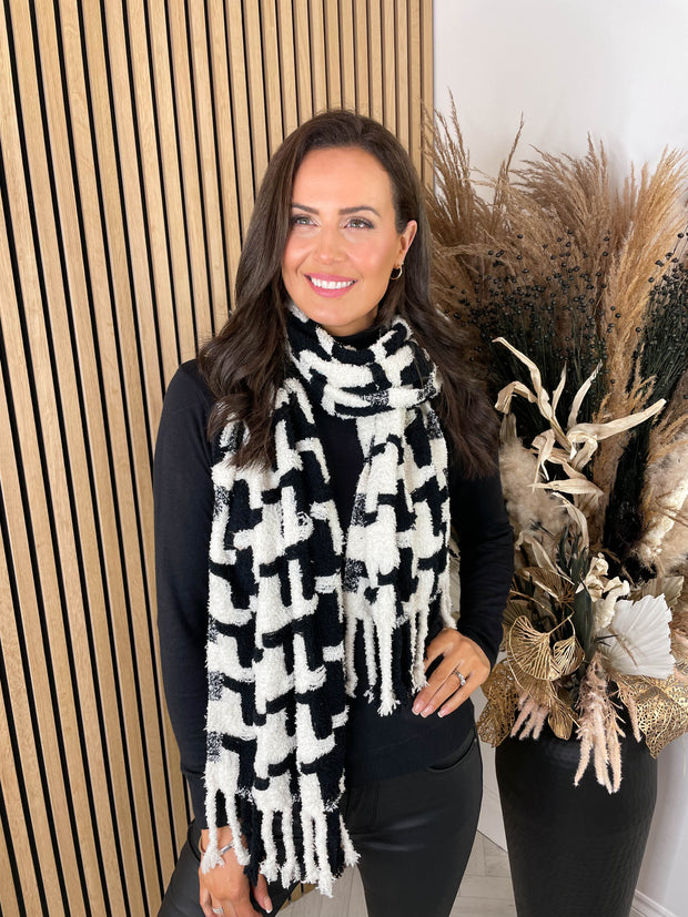 Dogtooth scarf sales