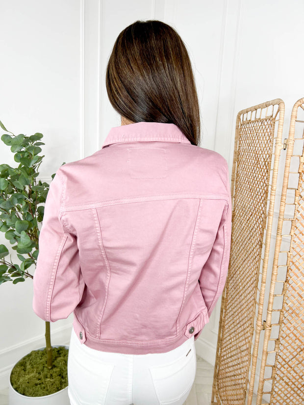 Donna Denim Jacket - Blush