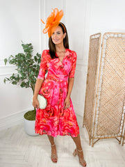 Nina Dress - Pink Floral