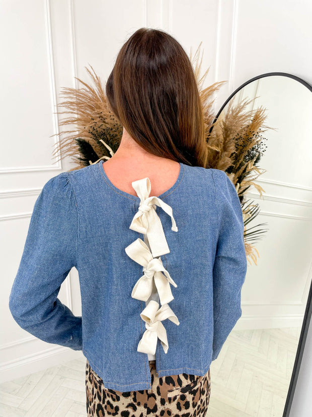 Hallie Denim Top