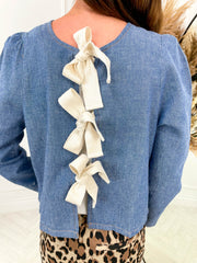 Hallie Denim Top