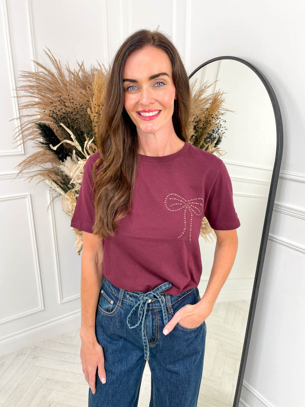 Beau Tee- Burgundy