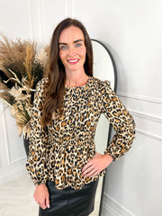 Anna Blouse - Leopard