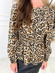 Anna Blouse - Leopard