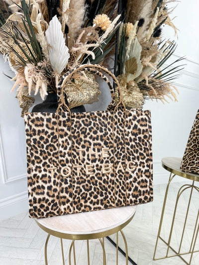 Tyla Leopard Tote Bag