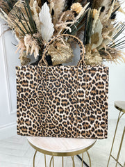Tyla Leopard Tote Bag