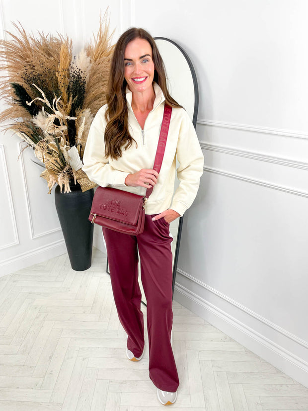 Solle Zip Jumper - Cream