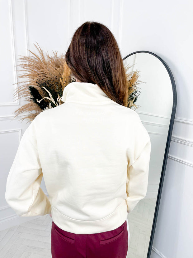 Solle Zip Jumper - Cream