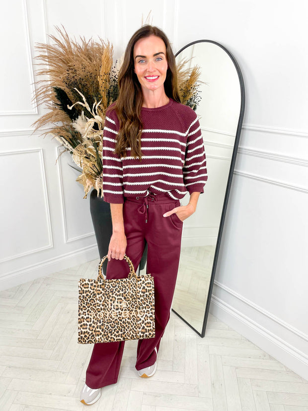 Ruby Joggers - Burgundy