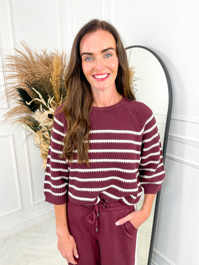 Harlay Knit - Burgundy