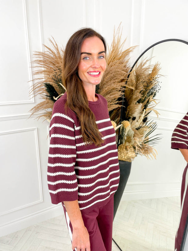 Harlay Knit - Burgundy