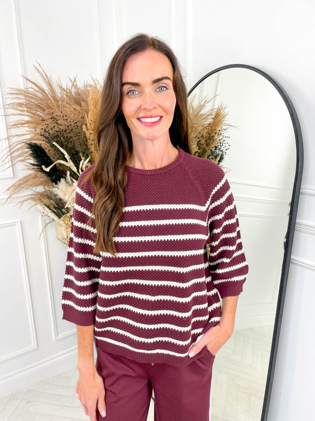 Harlay Knit - Burgundy