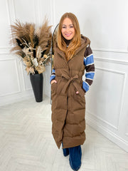 School Run Gilet - Chocolate