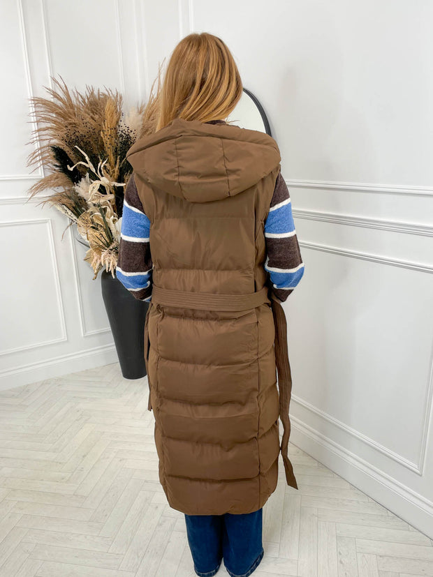 School Run Gilet - Chocolate