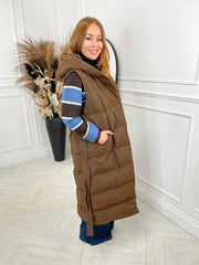 School Run Gilet - Chocolate