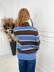 Eden Jumper - Blue Stripe