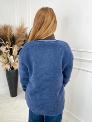 Cotty Teddy Jacket - Navy
