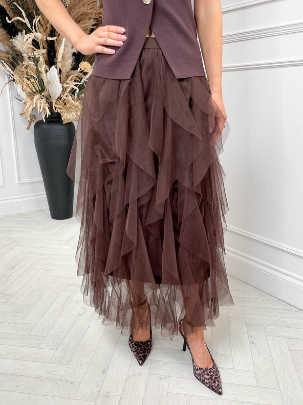 Rue Skirt - Brown