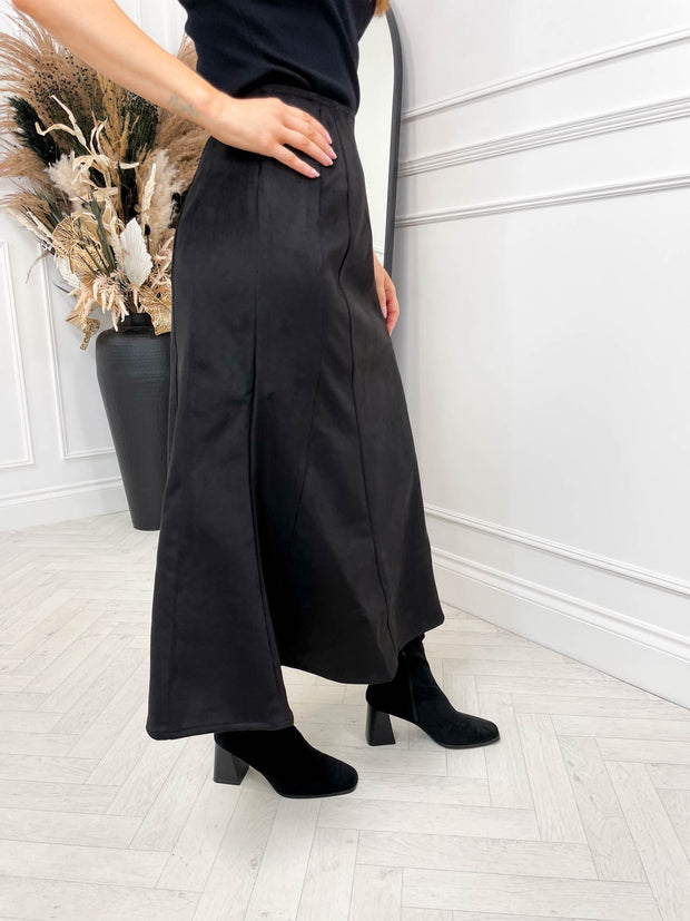 Nadia Suede Effect Skirt