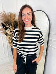 Morla Knit - Monochrome Stripe
