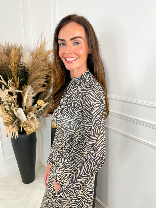 Lara Top - Zebra Print
