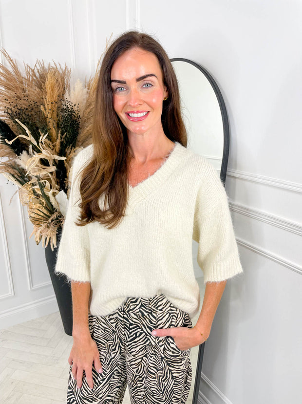 Miller Knitted Jumper- Cream