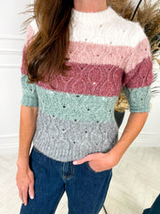 Oria Knit - Multi Stripe