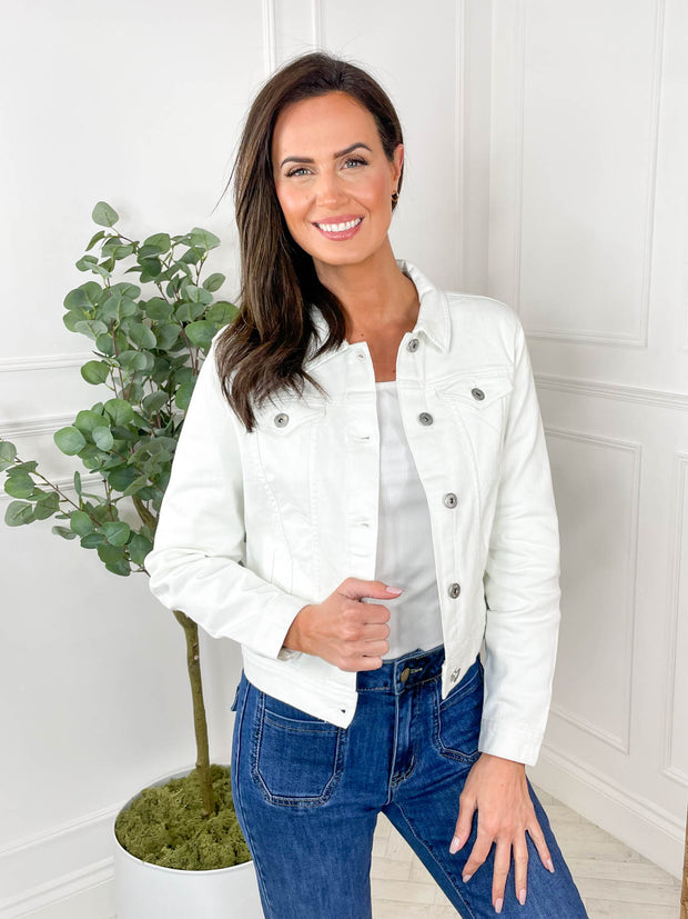 Devaney Denim Jacket - White